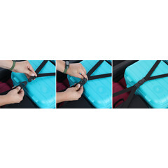 Cestovný kufor, tyrkysový