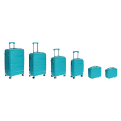 Cestovný kufor, tyrkysový