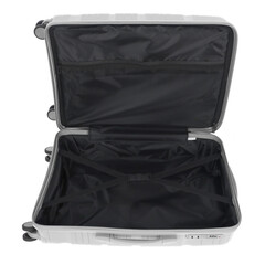 Cestovný kufor, sivý