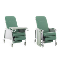 Seniorské kreslo, zelené
