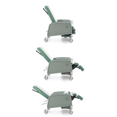 Seniorské kreslo, zelené