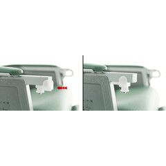 Seniorské kreslo, zelené