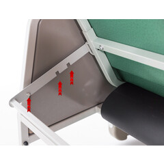 Seniorské kreslo, zelené