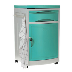 Nočný stolík MEDIK plast, mentolový