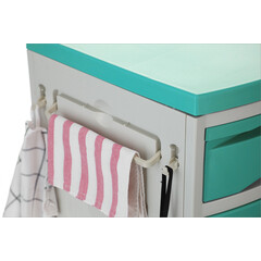 Nočný stolík MEDIK plast, mentolový