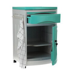 Nočný stolík MEDIK plast, mentolový