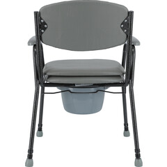 Toaletná stolička výškovo nastaviteľná - NATRHNUTÉ SEDADLO