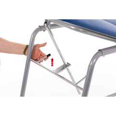 Vyšetrovacie lôžko, modré