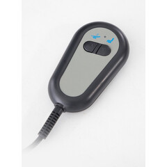 Masážne polohovacie kreslo s vyklápaním COMFORT+, antracitová látka