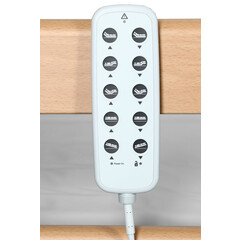 Elektrická polohovacia posteľ COMFORT - POŠKODENÉ BOČNÉ LIŠTY NA ČELE