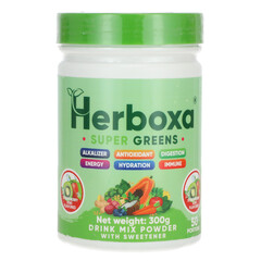 Herboxa SUPER GREENS Jahoda & kivi, 300 g