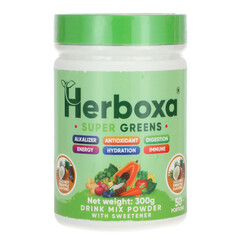 Herboxa SUPER GREENS Kokos & ananás, 300 g