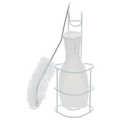 Fľaša na moč s držiakom a kefou