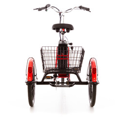 Trojkolesový elektrický bicykel Tornádo ZTECH, červený