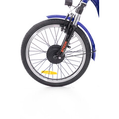 Trojkolesový elektrický bicykel Tornádo ZTECH, modrý - PRELIAČINA NA PREDNOM BLATNÍKU