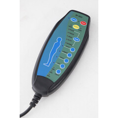 Relaxačné polohovacie kreslo COMFORT Ušiak s funkciou masáže a výhrevu, antracitová látka