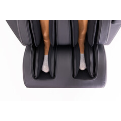 Masážne elektrické kreslo RelaxPro 3D MASSAGER, sivo-čierne - MIERNE ŠKRABANCE