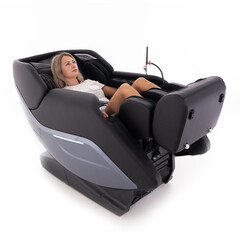 Masážne elektrické kreslo RelaxPro 3D MASSAGER, sivo-čierne - MIERNE ŠKRABANCE