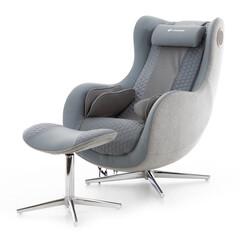 Elektrické masážne kreslo Zafír Relax, antracitové - MIERNE ŠKVRNY