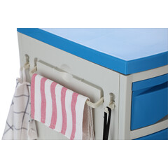 Nočný stolík MEDIK plast, modrý (Používaný)