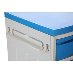 Nočný stolík MEDIK plast, modrý (Používaný)