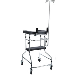 Pojazdné chodítko s opornou plochou a sedadlom UNIZDRAV