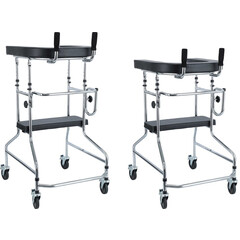 Pojazdné chodítko s opornou plochou a sedadlom UNIZDRAV