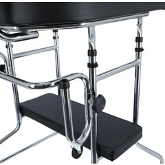 Pojazdné chodítko s opornou plochou a sedadlom UNIZDRAV