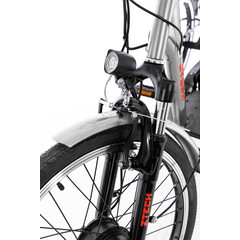 Trojkolesový elektrický bicykel Tornádo ZTECH, strieborný