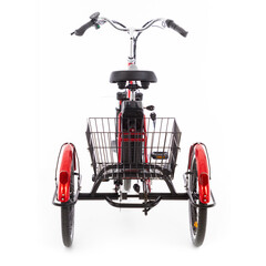 Trojkolesový elektrický bicykel Tornádo ZTECH, červený