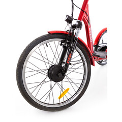 Trojkolesový elektrický bicykel Tornádo ZTECH, červený