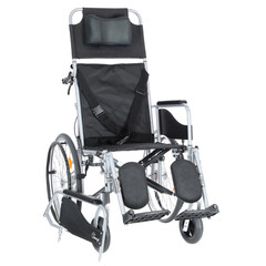 Polohovateľný invalidný vozík - VÝSTAVNÝ KUS, MIERNE ZNEČISTENÉ STÚPAČKY+OPIERKA