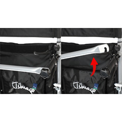 Polohovateľný invalidný vozík - VÝSTAVNÝ KUS, MIERNE ZNEČISTENÉ STÚPAČKY+OPIERKA