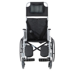 Polohovateľný invalidný vozík - VÝSTAVNÝ KUS, MIERNE ZNEČISTENÉ STÚPAČKY+OPIERKA