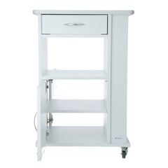 Nočný stolík UNIZDRAV, biely (Používaný kus)