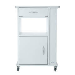 Nočný stolík UNIZDRAV, biely (Používaný kus)