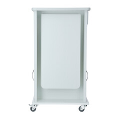 Nočný stolík UNIZDRAV, biely (Používaný kus)