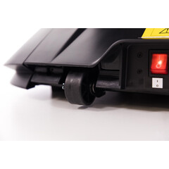 Masážne elektrické kreslo LUX 4D MASSAGER, čiernozlaté (Zánovný kus)