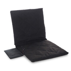 Prenosná vyhrievacia podložka s operadlom