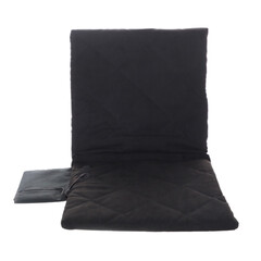 Prenosná vyhrievacia podložka s operadlom