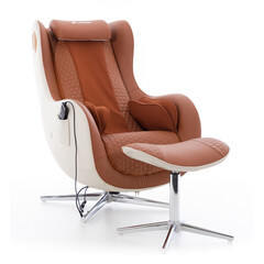 Elektrické masážne kreslo Zafír Relax, tehlové (Používaný kus)