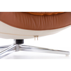 Elektrické masážne kreslo Zafír Relax, tehlové (Používaný kus)