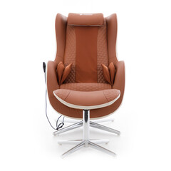 Elektrické masážne kreslo Zafír Relax, tehlové (Používaný kus)