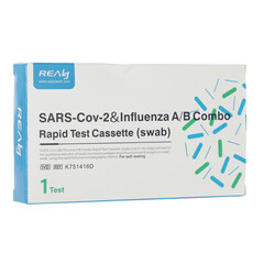 SARS-CoV-2 & chrípka A/B kombinovaný rýchlotest, 1ks