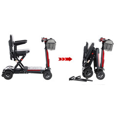 Skladací vozík COMPACT pre seniorov s lítiovou batériou (Použivaný kus)