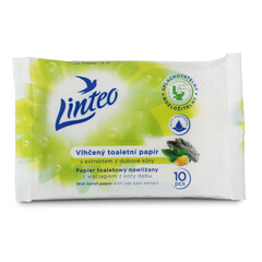 LINTEO Vlhčený toaletný papier s dubovou kôrou, 10 ks