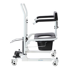 Hydraulická stolička na presun s toaletným vedrom UNIZDRAV - VÝSTAVNÝ KUS, ŠKRABANCE