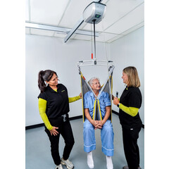 Stropný zdvihák model M s koľajnicovým systémom