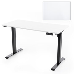 Výškovo nastaviteľný stôl UNIZDRAV 120x60 cm, biely