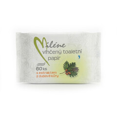 Miléne Vlhčený toaletný papier s dubovou kôrou, 60 ks
